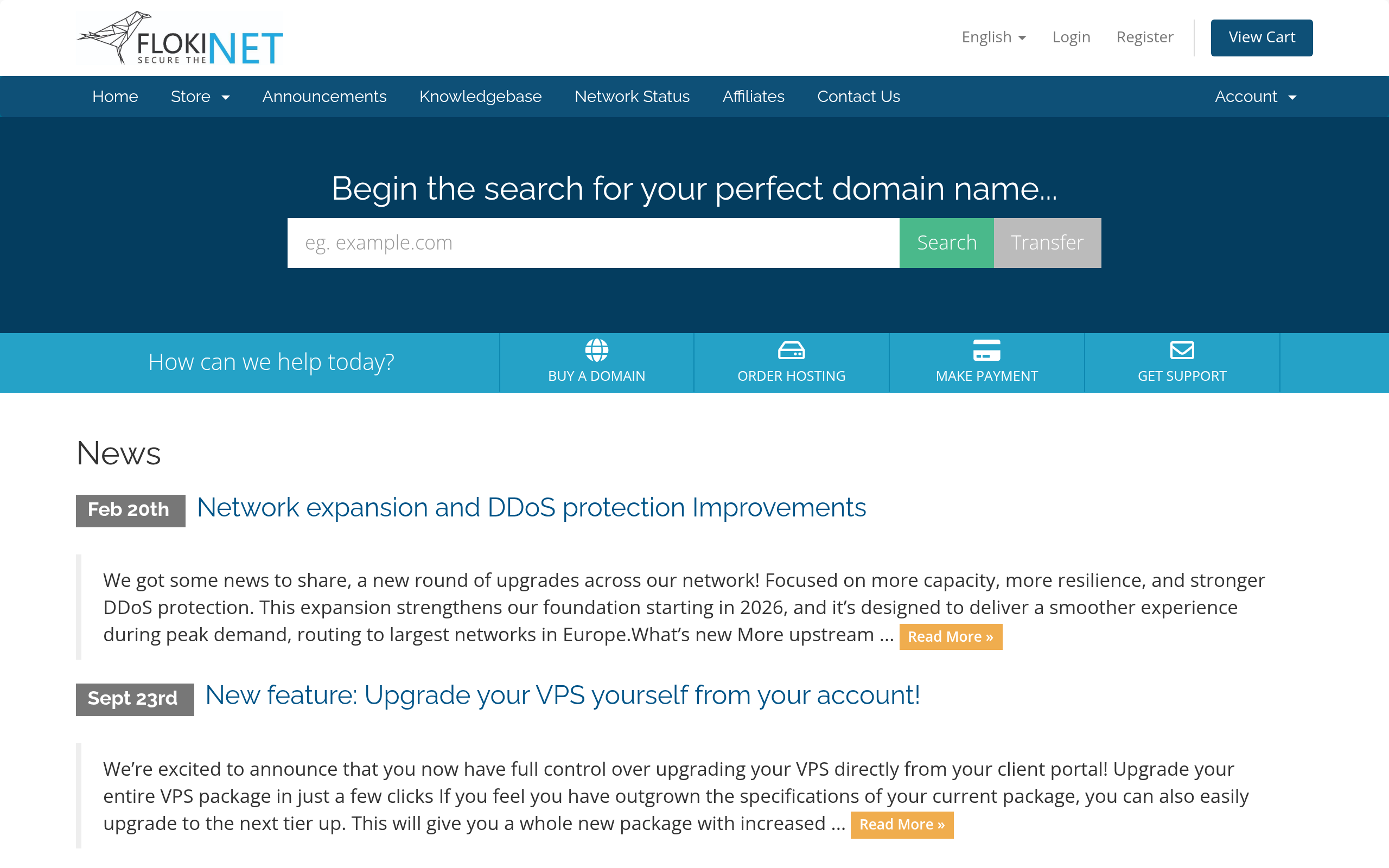 Flokinet Interface